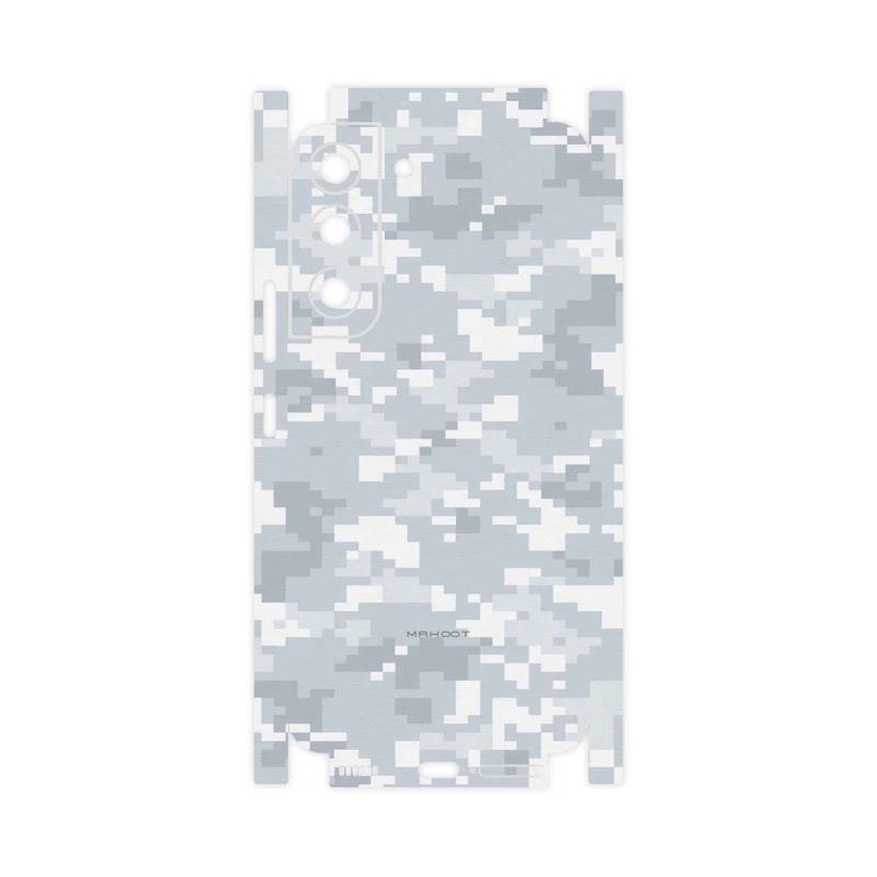 برچسب پوششی ماهوت مدل Army-Winter-Pixel-FullSkin مناسب برای گوشی موبایل سامسونگ Galaxy S22 5G