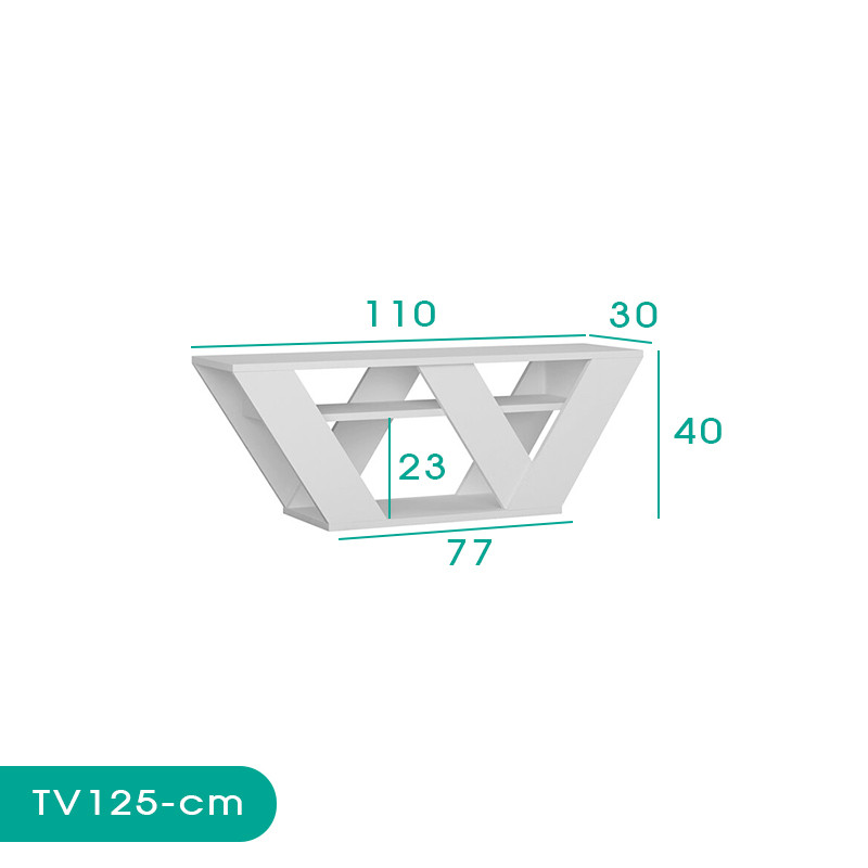 میز تلویزیون اسمردیس مدل TV125 - MDF