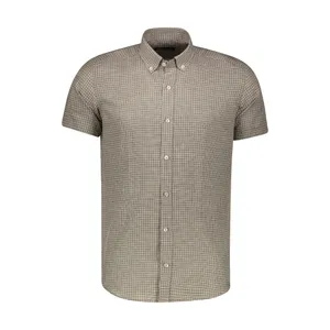 پیراهن آستین کوتاه مردانه کیکی رایکی مدل MBB20006-325