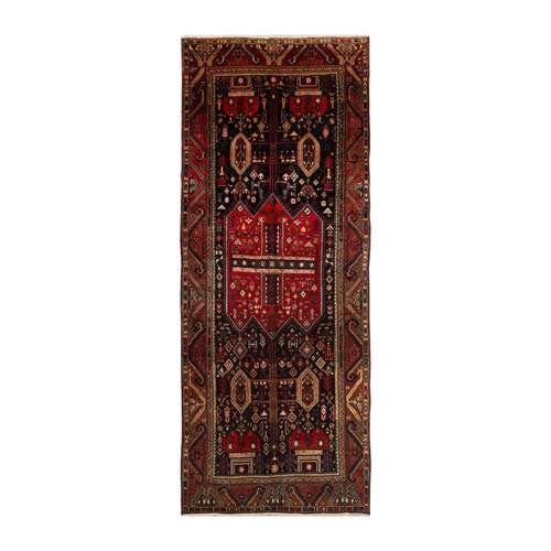 فرش دستبافت پنج متری طرح کردی کد 9.48.3003