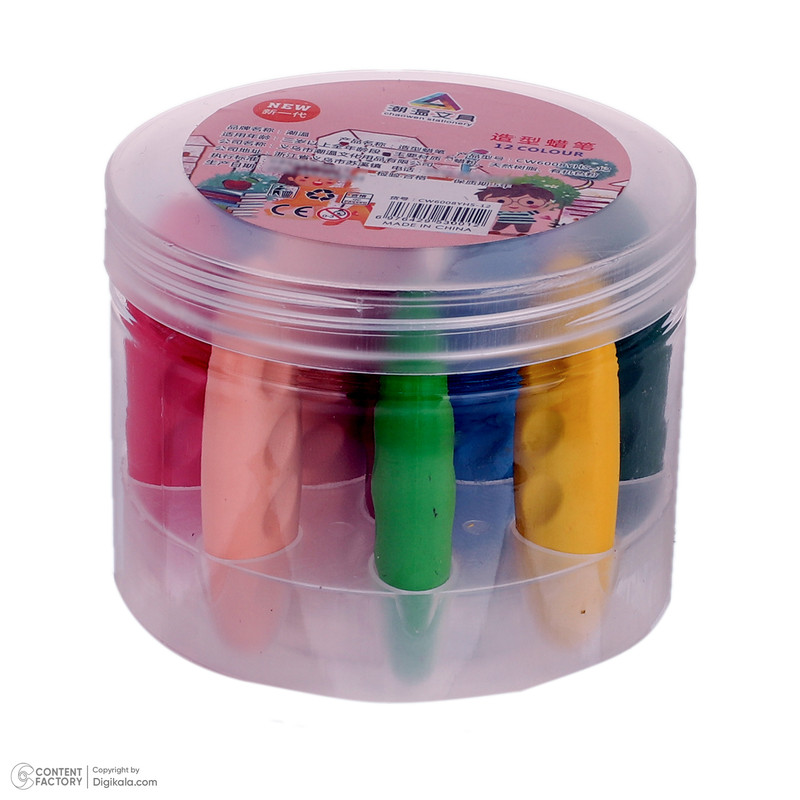 مداد شمعی 12 رنگ مدل جادویی