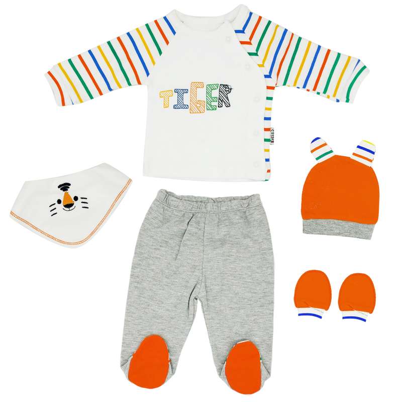 ست 5 تکه لباس نوزادی نکسیس مدل beixs