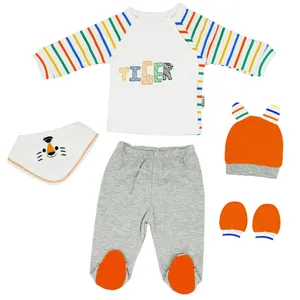 ست 5 تکه لباس نوزادی نسیکس بی بی مدل 3074