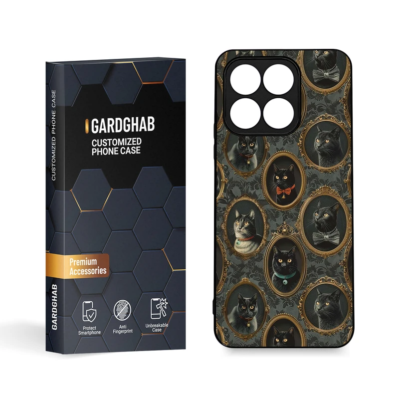 کاور گارد قاب مدل دور ژله ای فانتزی  مناسب برای گوشی موبایل آنر X8a 4G