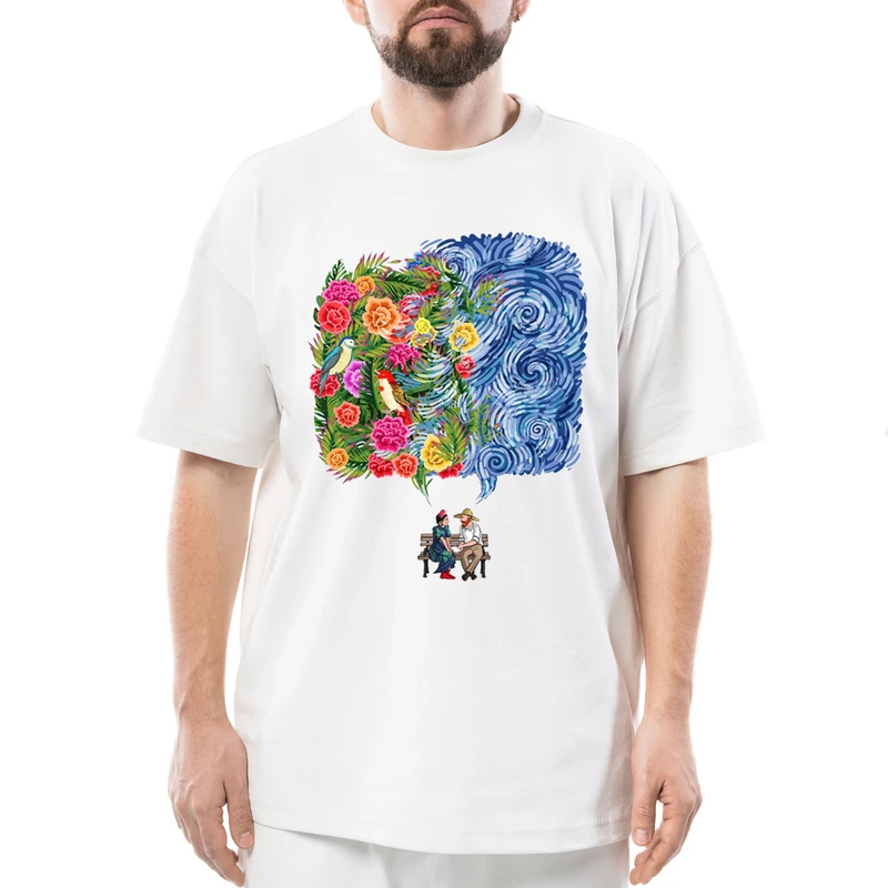 تی‌شرت آستین کوتاه مردانه مدل ونگوگ کد 77758