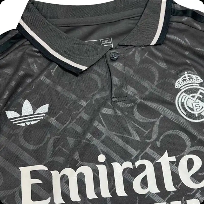 ست پولوشرت و شلوارک ورزشی مردانه مدل رئال مادرید 3rd 2025