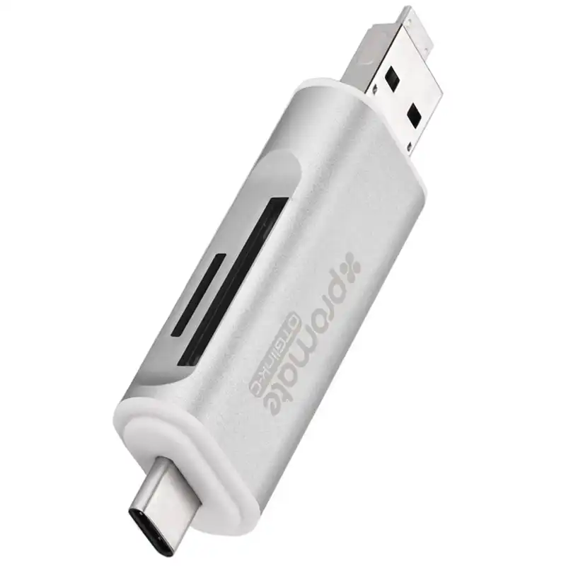 کارت خوان USB-C و microUSB OTG پرومیت مدل OTGLink-C