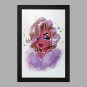 تابلو خندالو مدل مرلین مونرو Marilyn Monroe  کد 3984