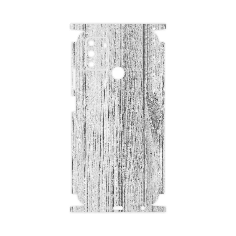 برچسب پوششی ماهوت مدل White_Wood-FullSkin مناسب برای گوشی موبایل جی پلاس S10 2022