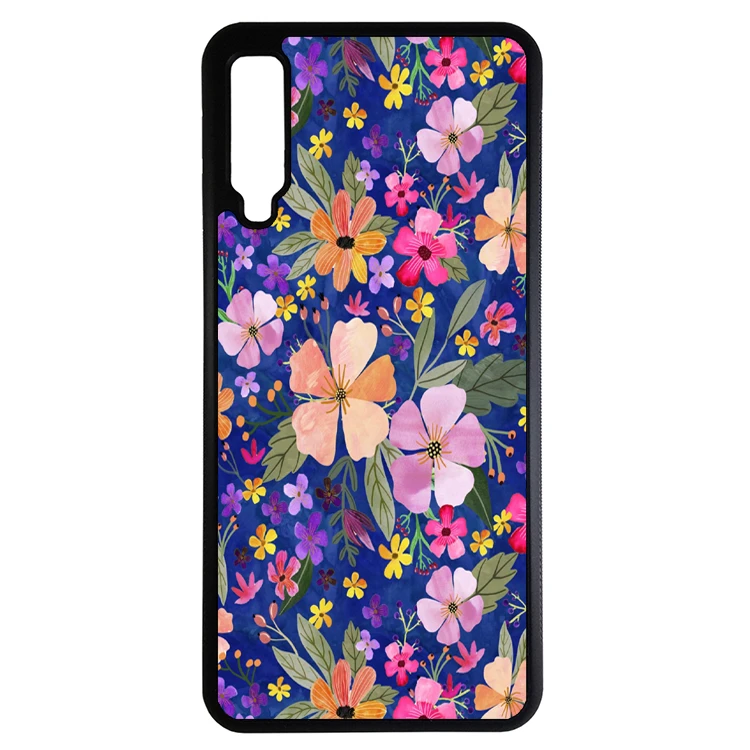 کاور طرح گلدار مناسب برای گوشی موبایل سامسونگ galaxy a750/a7 2018