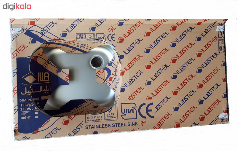 سینک ایلیا استیل مدل 111 روکار