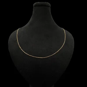 زنجیر طلا 18 عیار زنانه ناریا مدل ونیزی کد F26-2