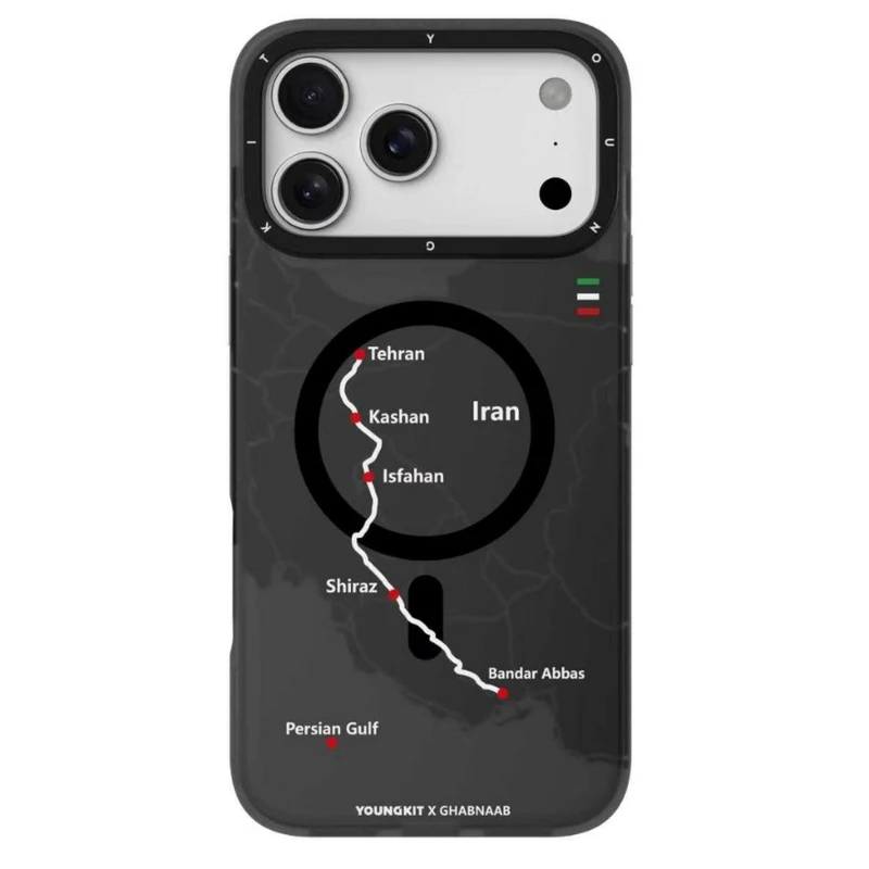 کاور یانگ کیت مدل جاده ایران مناسب برای گوشی موبایل اپل Iphone 16 