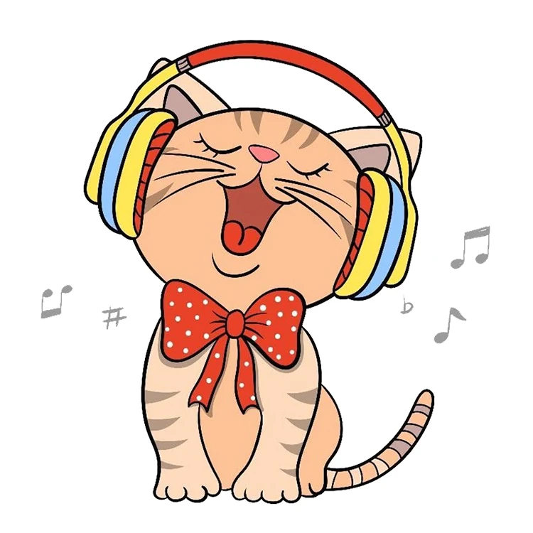 استیکر پارچه و لباس پاد آفرین مدل کارتونی طرح گربه کد S1475