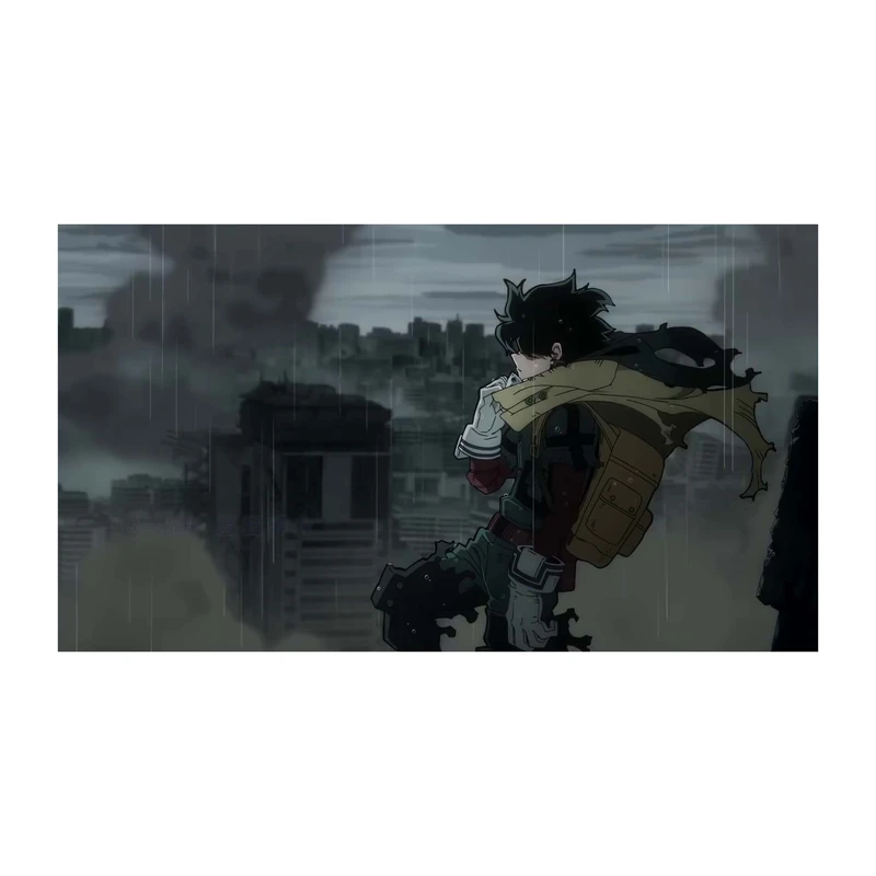 استیکر لپ تاپ و موبایل مدل انیمه طرح مدرسه قهرمانانه من ایزوکو میدوریا My Hero Academia Izuku Midoriya کد 3496