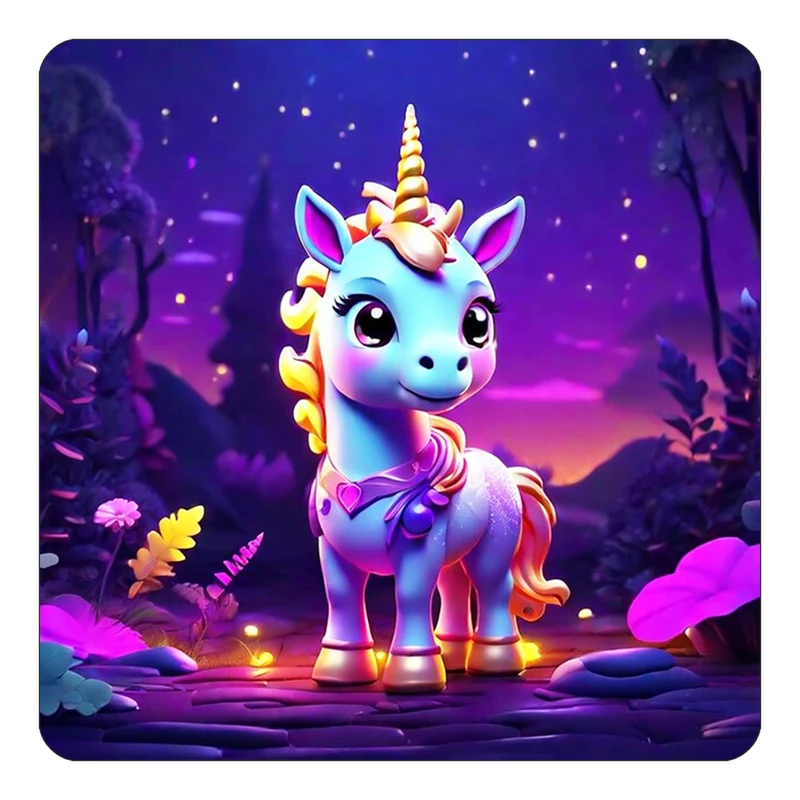 مگنت کاکتی طرح اسب تک شاخ و یونیکورن مدل mp30728