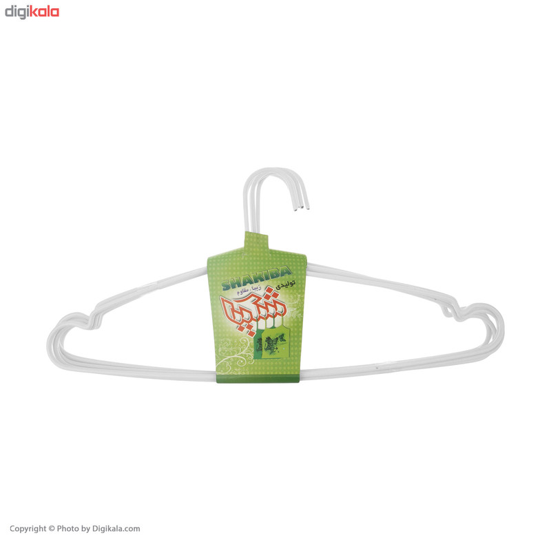 چوب لباسی شکیبا مدل Star W بسته 6 عددی