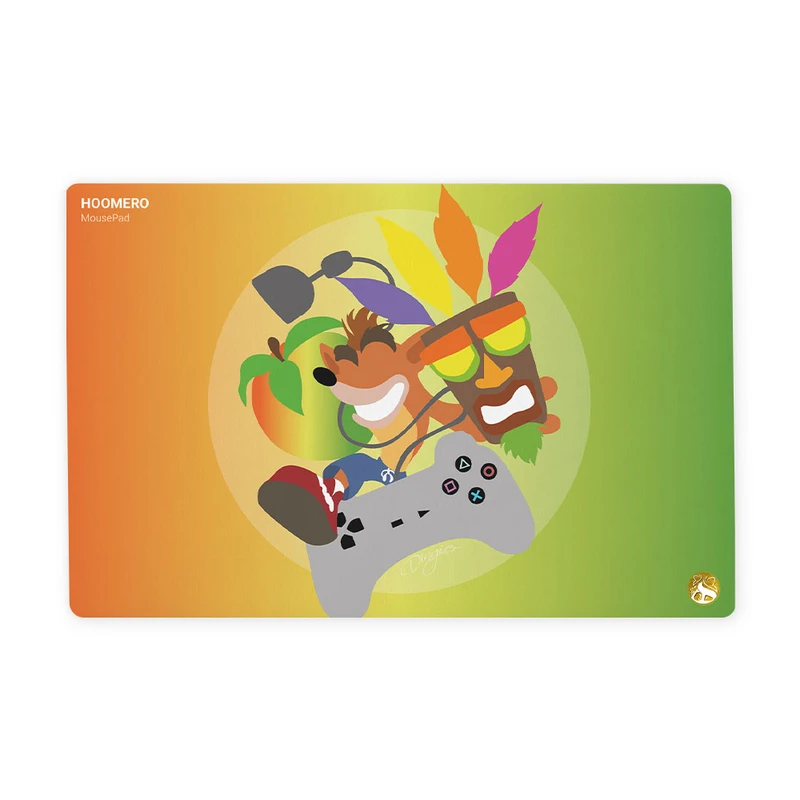 ماوس پد هومرو مدل ML518-SIZE2437 طرح کراش باندیکوت