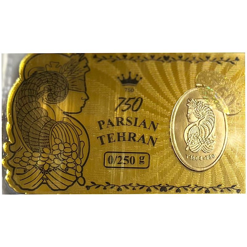 شمش طلا 18 عیار رستا گالری مدل ملکه - - 1