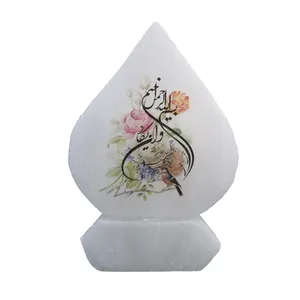 آباژور سنگ نمک مدل اشک پایه دار کد A1401