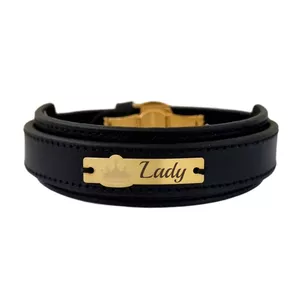 دستبند طلا 18 عیار مردانه لیردا مدل کلمه  Lady 823