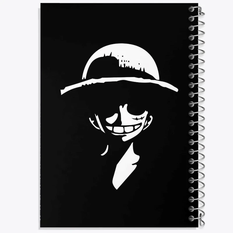 دفتر نقاشی 50 برگ خندالو مدل لوفی انیمه وان پیس One Piece کد 17228