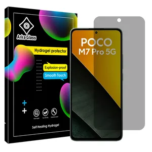 Arca Glass Tough model privacy screen protector suitable for Xiaomi Poco M7 Pro 5G mobile phone