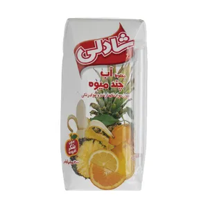 آبمیوه چند میوه شادلی مقدار 200 میلی لیتر