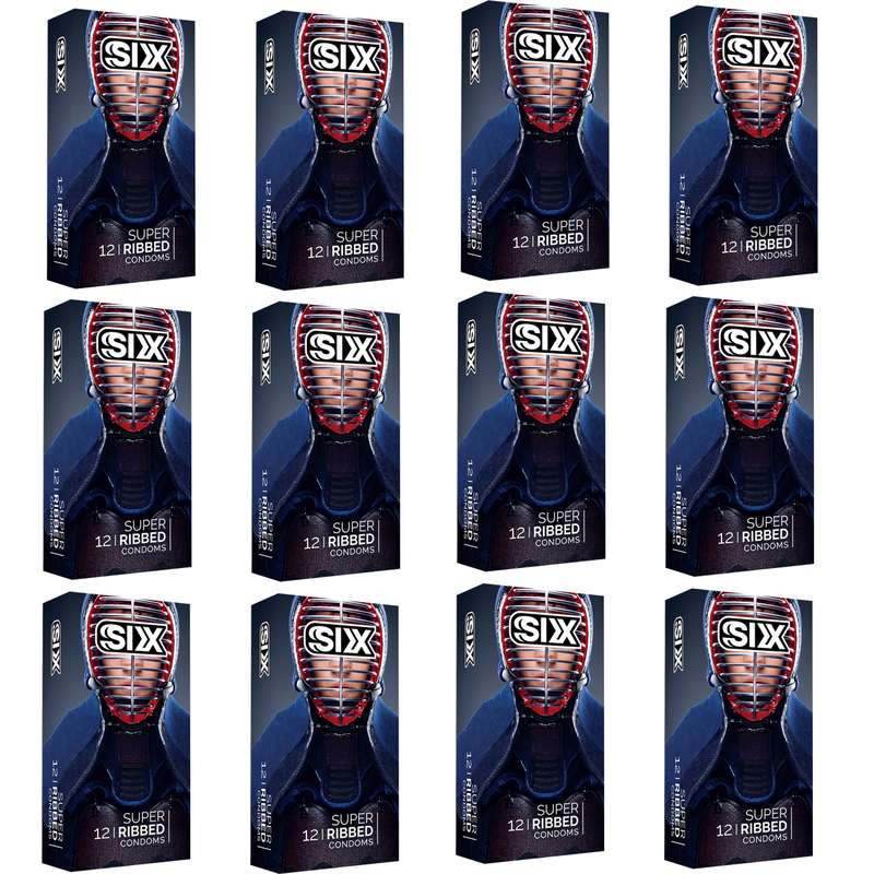 کاندوم سیکس مدل SUPERRIBBED12 مجموعه 12 عددی کاندوم سیکس مدل SUPERRIBBED12 مجموعه 12 عددی