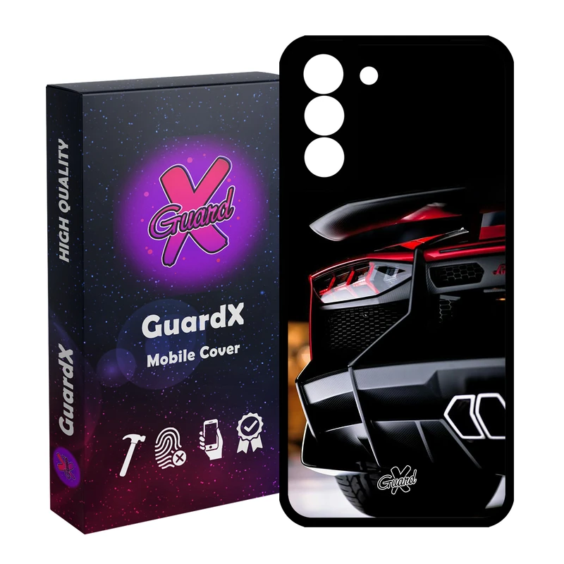 کاور گارد ایکس طرح Lamborghini مدل Glass10336 مناسب برای گوشی موبایل سامسونگ Galaxy S21 FE