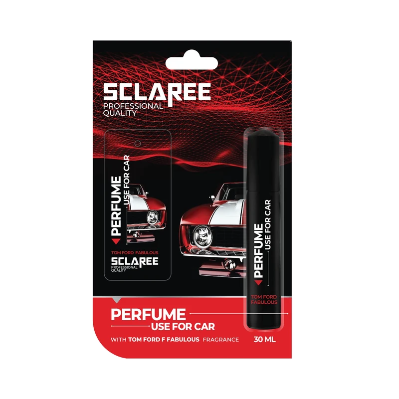 خوشبوکننده خودرو اسکلاره مدل Tomford  با رایحه چرم حجم 30 میلی‌لیتر