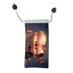 کاور عینک اطلس آبی طرح کارتون بچه رئیس مدل KE1369