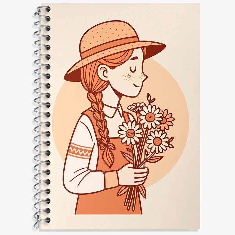 دفتر لغت 50 برگ خندالو طرح دخترانه کد N5954