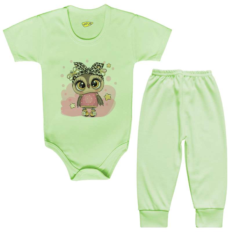 ست بادی و شلوار نوزادی کارانس مدل BSTG-3163