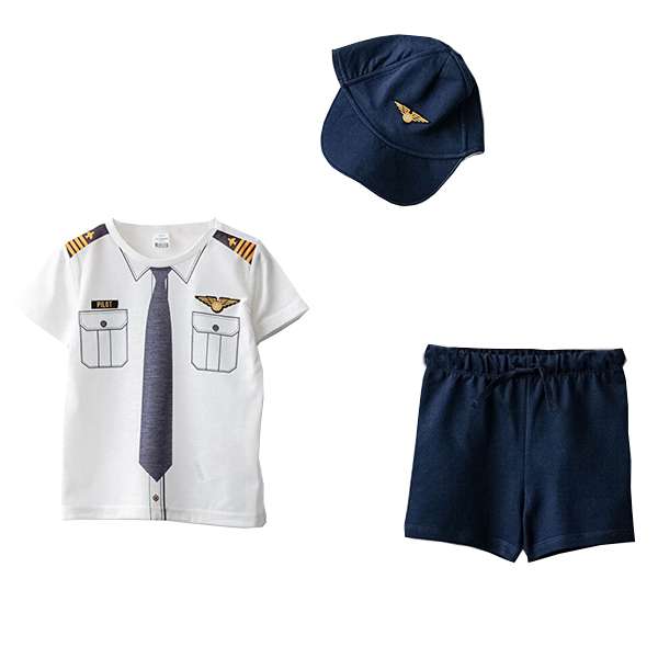 ست 3 تکه لباس پسرانه ال سی وایکیکی مدل خلبانی