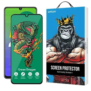 Epicoy Green Dragon ExplosionProof Glass Screen Protector For Samsung Galaxy M42 5G/ M34 5G/ M33 5G/ M32 5G/ M13 4G/ M12 4G