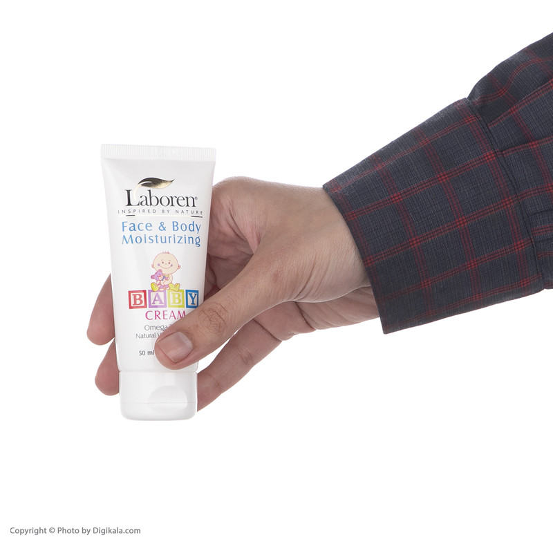 کرم مرطوب کننده کودک لابورن مدل Moisturizing حجم 50 میلی لیتر