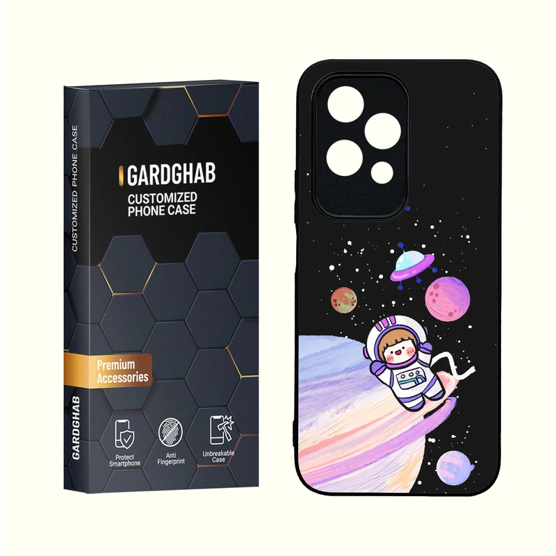 کاور گارد قاب مدل دور ژله ای  گلس فانتزی مناسب برای گوشی انر Honor 200Lite 5G