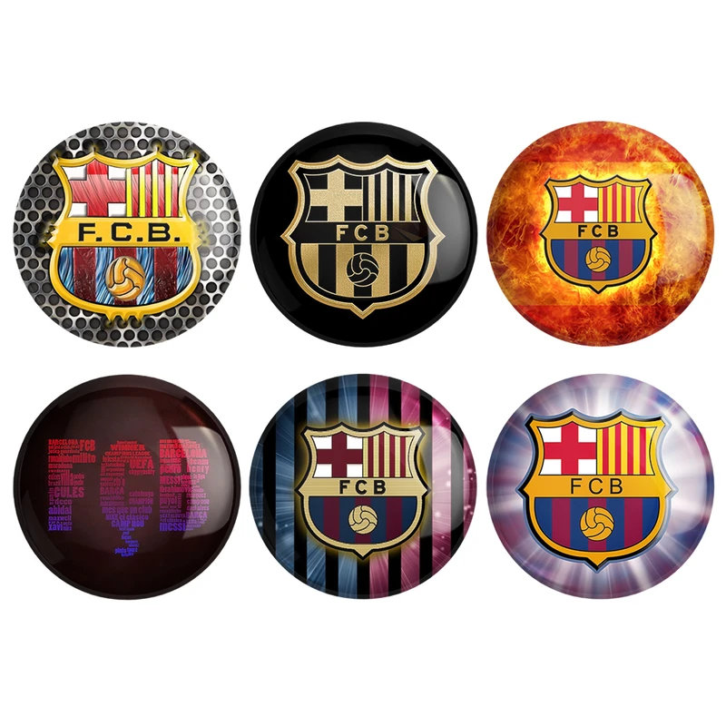 مگنت خندالو طرح باشگاه بارسلونا FC Barcelona کد 1688A مجموعه 6 عددی