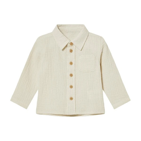 پیراهن آستین بلند یقه برگردان پسرانه لوپیلو مدل 501005