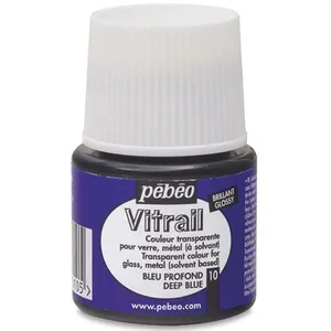 رنگ شیشه پ ب او مدل Vitrail  کد رنگ 10 حجم 45 میلی لیتر