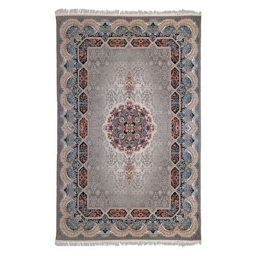 فرش ماشینی آنا مدل 700 طرح هالیدی زمینه فیلی