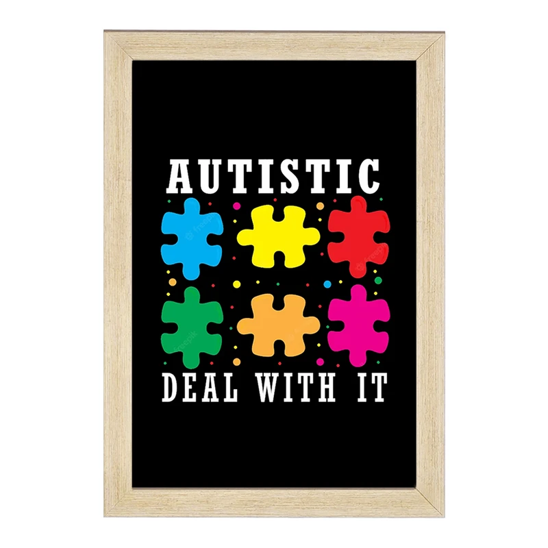 تابلو خندالو مدل اتیسم Autism کد 26727