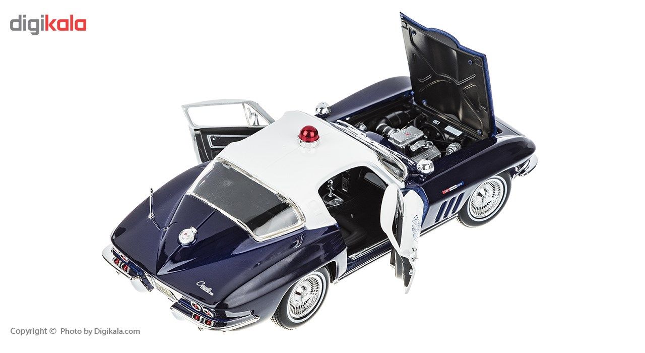ماشین بازی مایستو مدل 1965Chevrolet Corvette Police