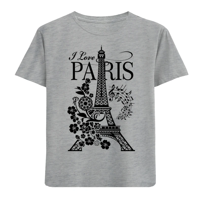 تی شرت آستین کوتاه بچگانه مدل ایفل F453