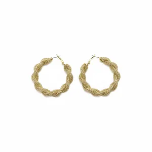 گوشواره حلقه‌ای زنانه مدل 0090