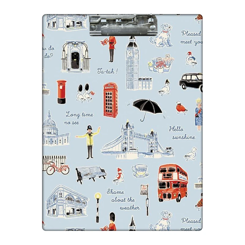 تخته شاسی طرح پترن عشق لندن کد  5569041 سایز A4