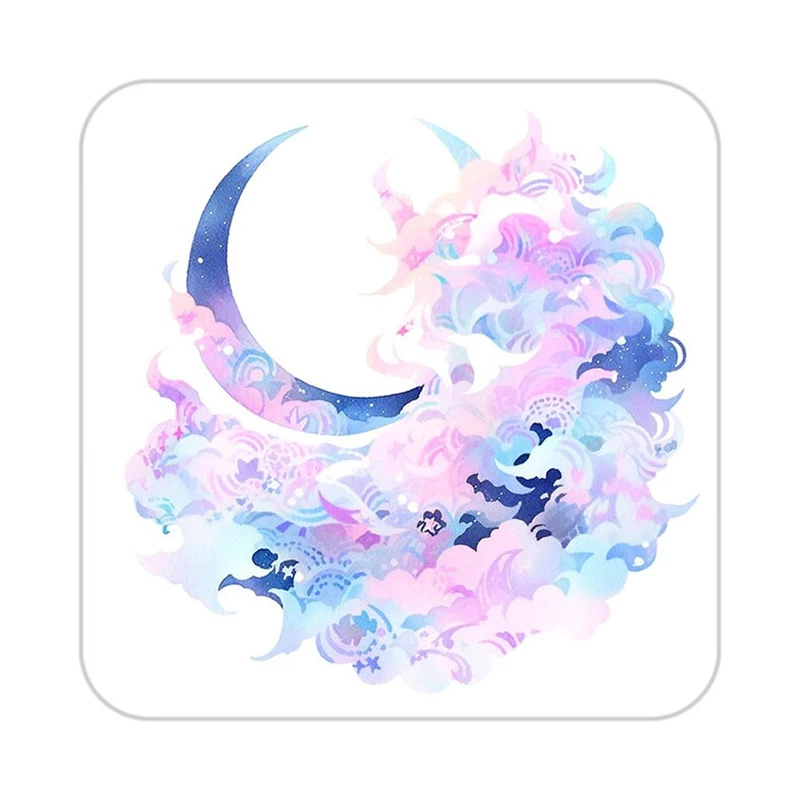 زیر لیوانی کاکتی طرح ماه و ستاره مدل mp54665