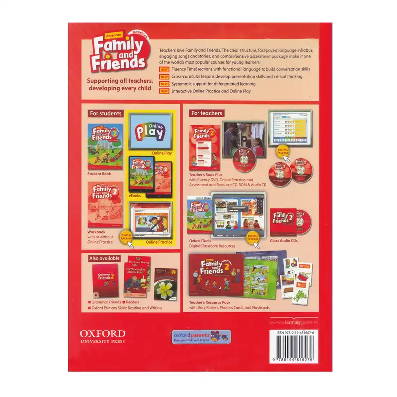 کتاب Family and Friends 2 Second Edition اثر Naomi Simmons انتشارات آرماندیس