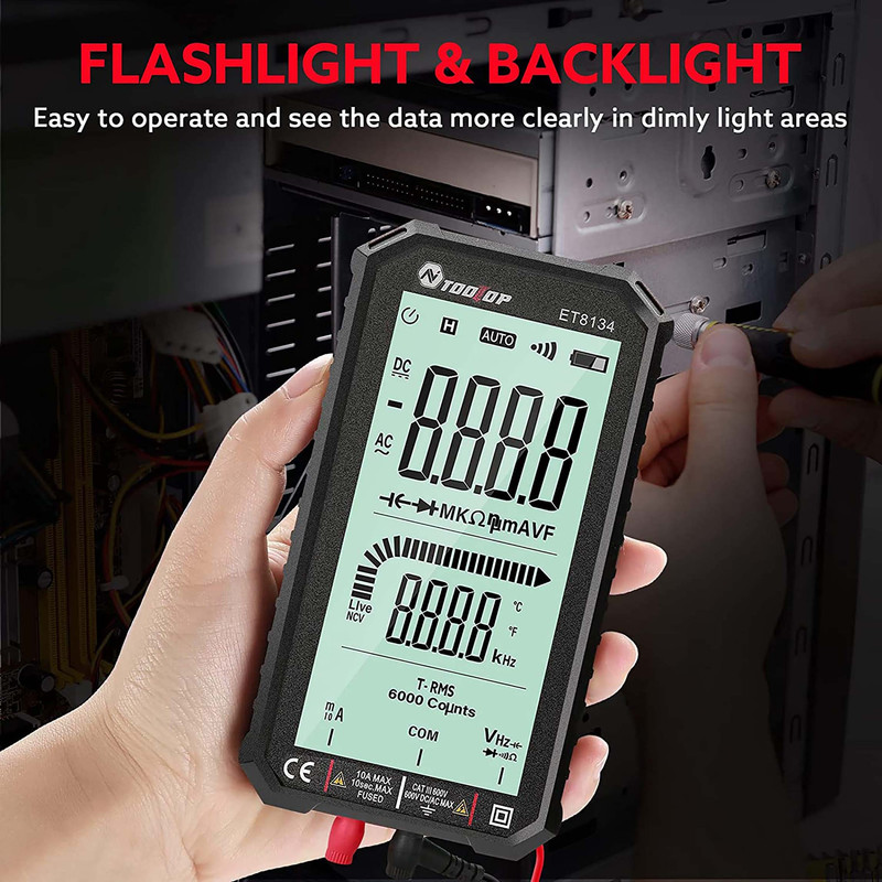 مولتی متر دیجیتال تول تاپ مدل ET8134 مولتی متر دیجیتال تول تاپ مدل ET8134